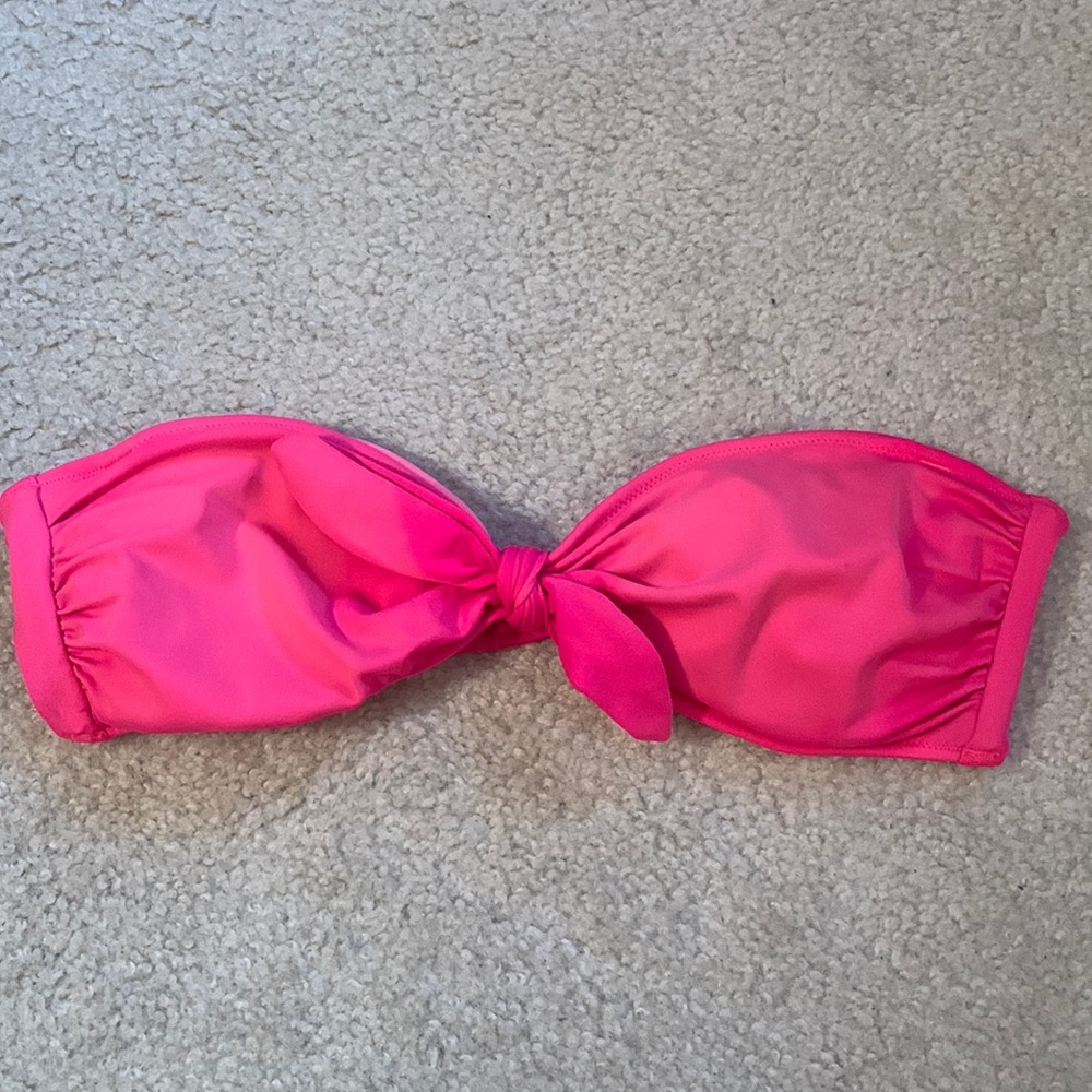 Victoria Secret Pink Bandeau Swim Top
